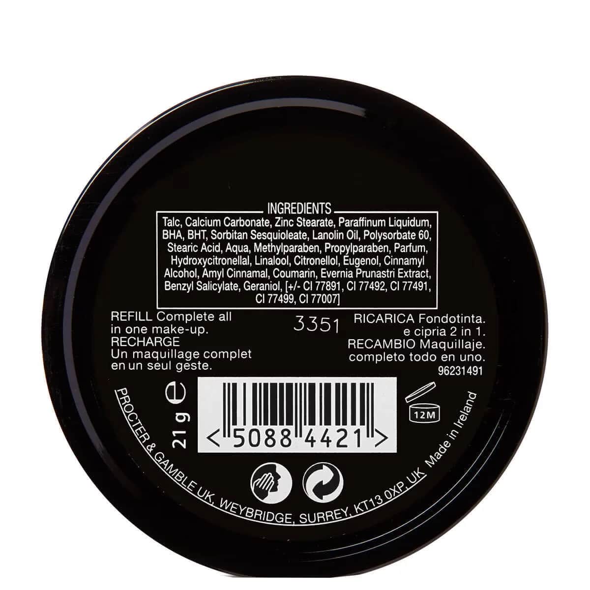 Max Factor بودرة ماكس فاكتور كريم باف ريفيل رقم 81