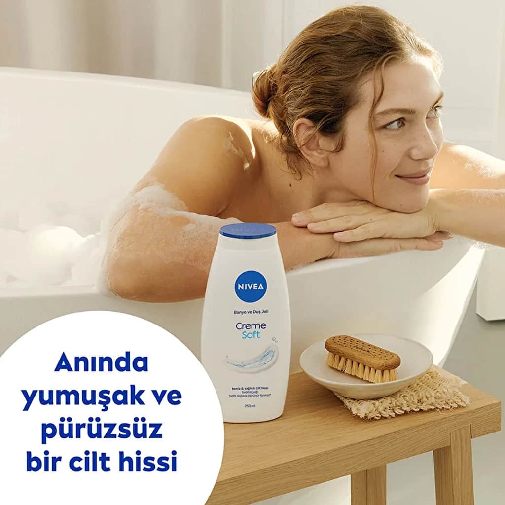 NIVEA جل الاستحمام كريم سوفت من نيفيا 750 مل