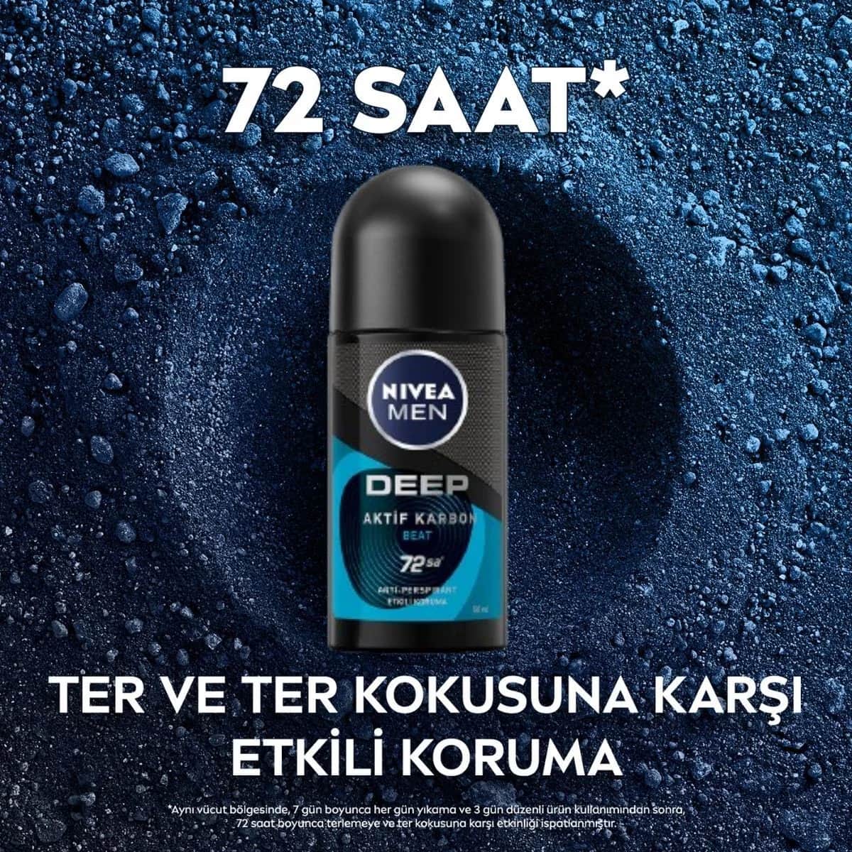 Роликовый дезодорант Nivea Men Deep Beat с черным углем 50 мл