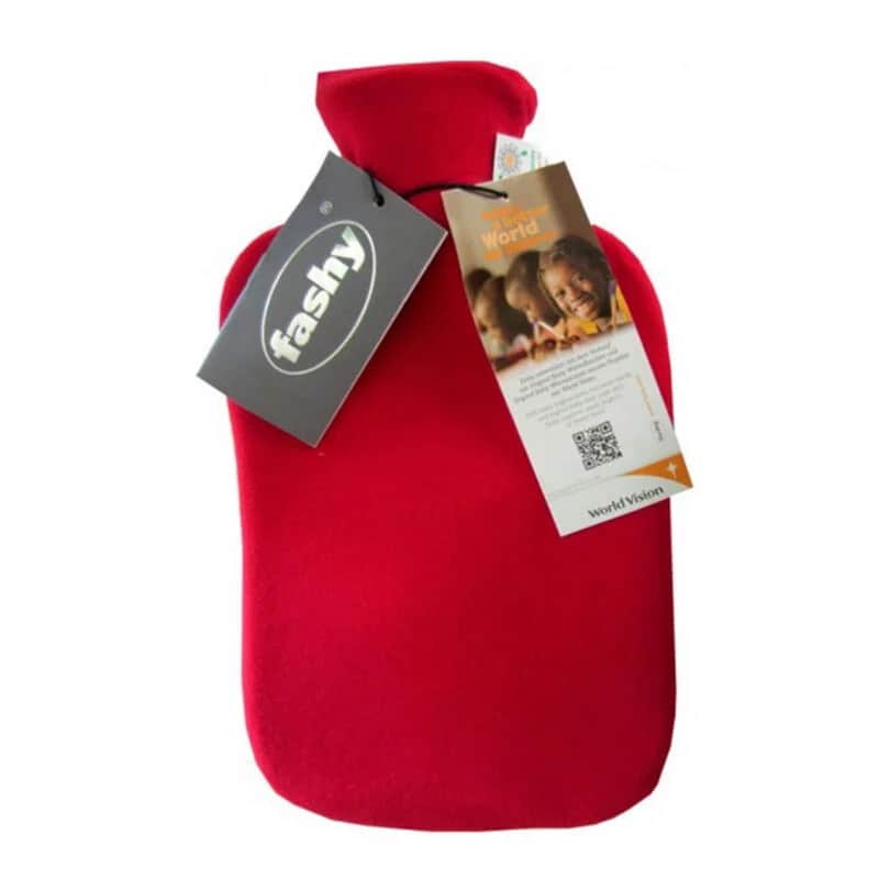 Fashy Hot Water Bag With Thermophor Cover - Red 2 l