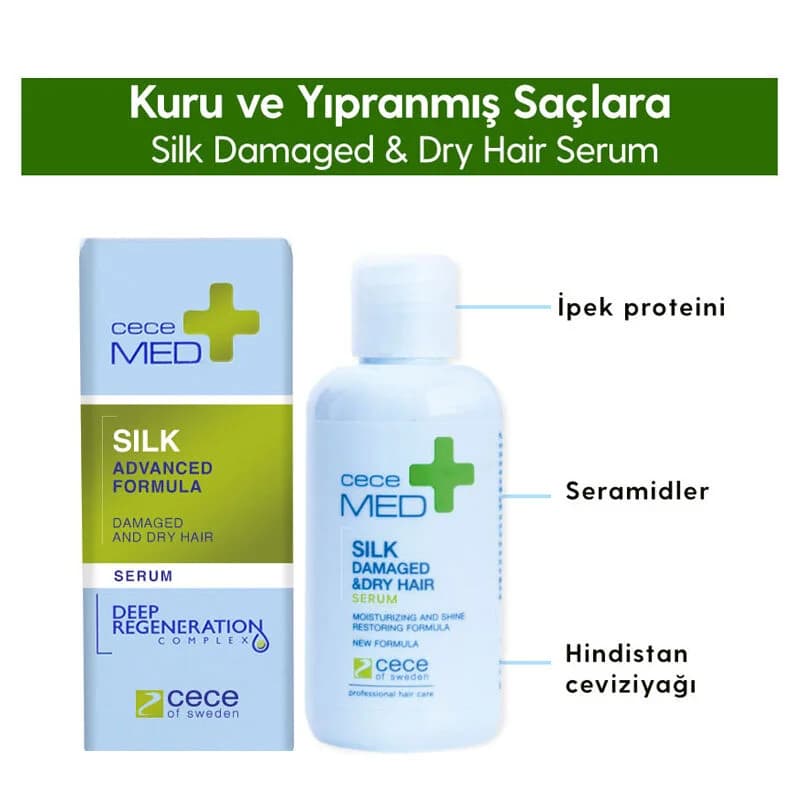 CeceMED Reparaturserum für trockenes, geschädigtes, coloriertes Haar - 20ml