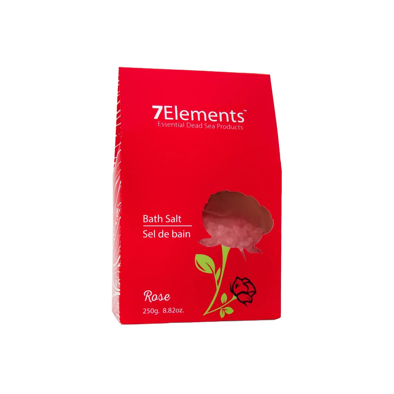 7 Elements ملح البحر الميت للاستحمام برائحة الورد من 7 إليمنتس 250 جرام