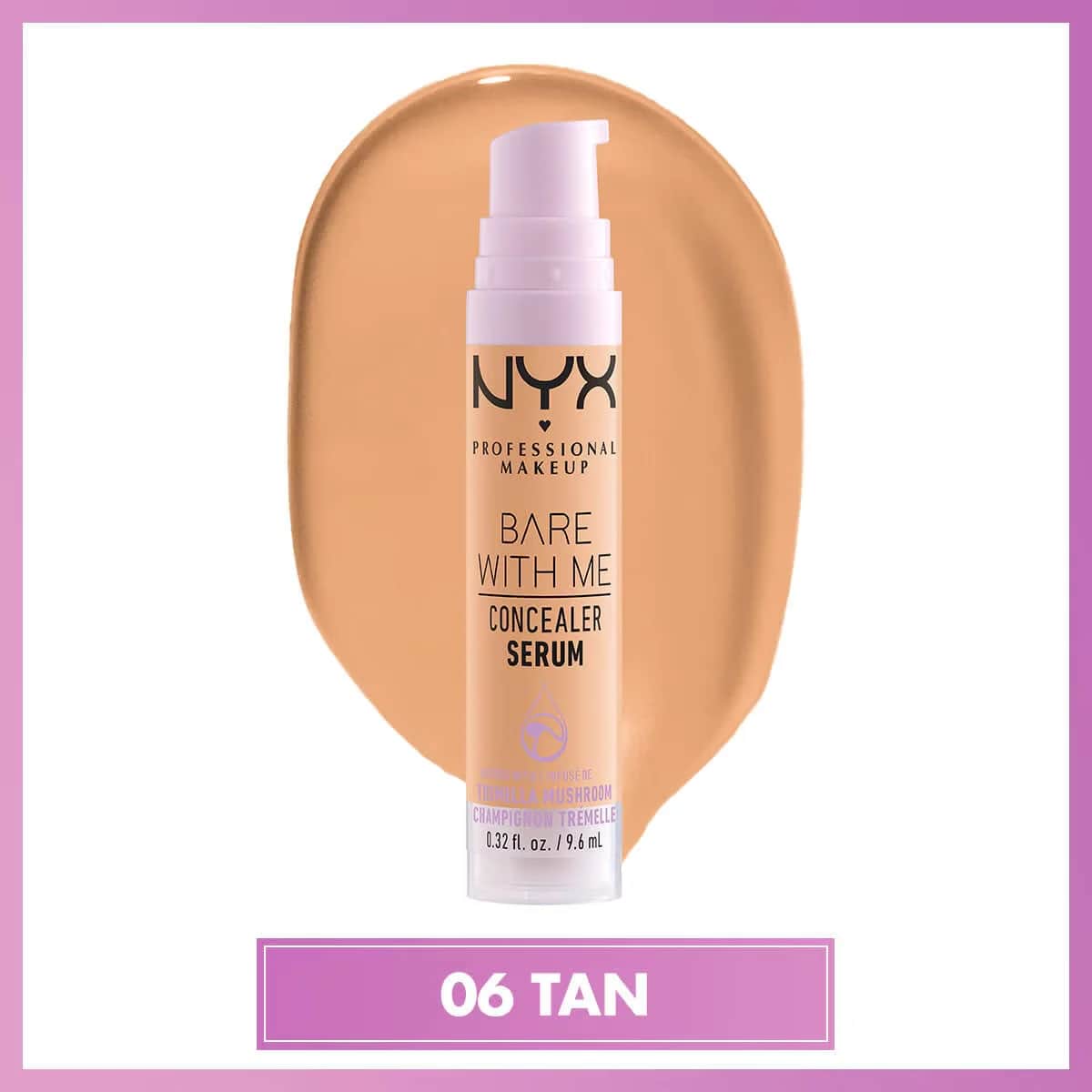 NYX سيروم إخفاء العيوب \\بير ويذ مي\\" من نيكس بروفيشنال ميك أب، لون تان 06"