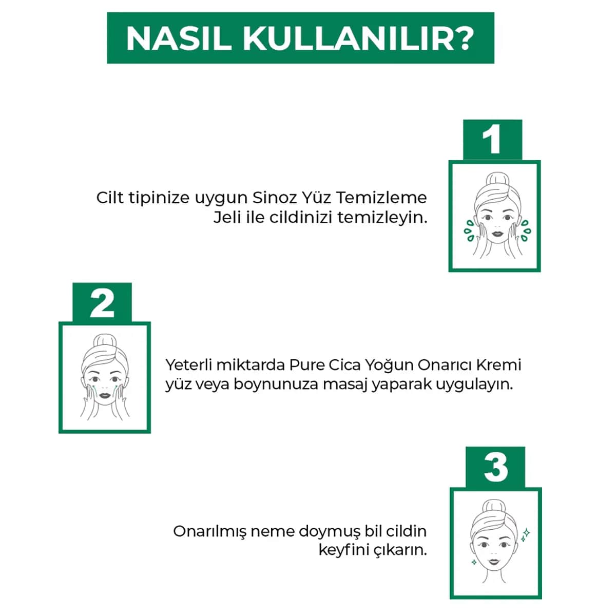 Крем для интенсивного увлажнения Sinoz Pure Cica 50 мл