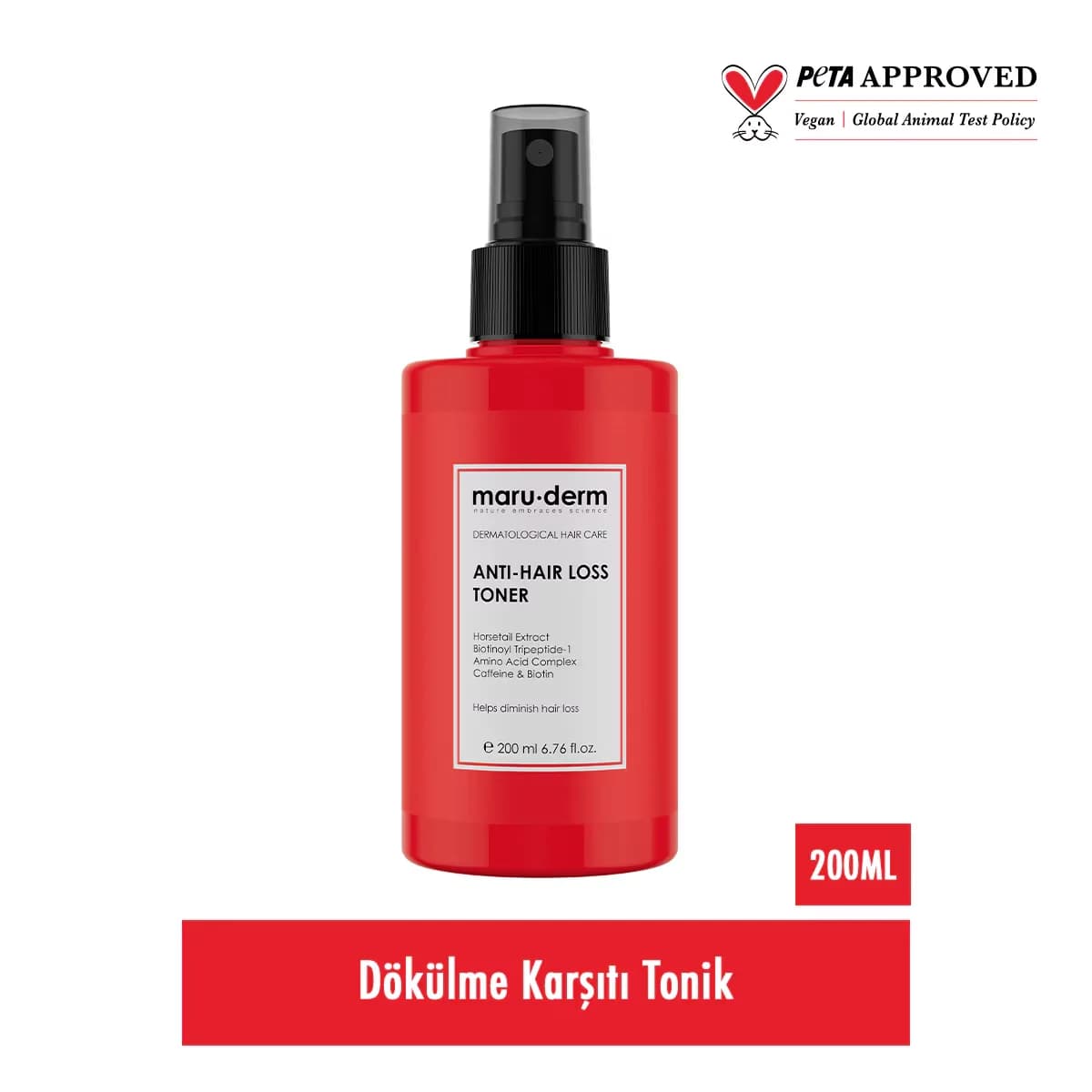 Maruderm Biotin, Caffeine Anti-loss Hair Tonic 200 ml