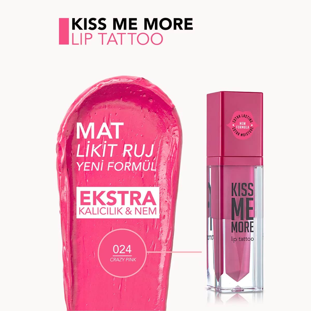 Флормар Тату для губ Kiss Me More № 024 - Долговечный цвет