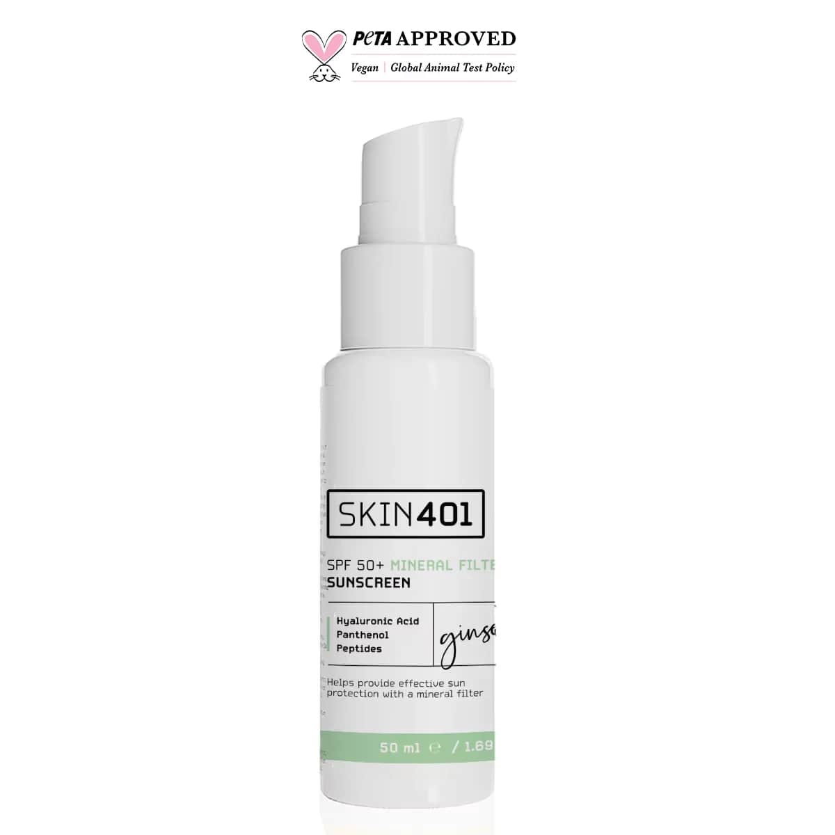 Солнцезащитный крем Skin401 SPF 50 минеральный фильтр 50 мл