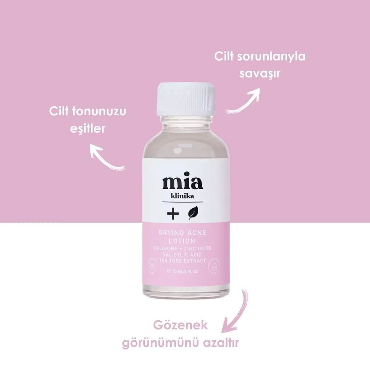 Mia Klinika لوشن تجفيف حب الشباب من ميا كلينيكا 30 مل