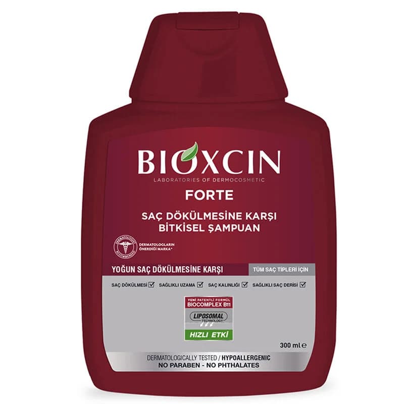 Bioxcin شامبو بيوكسين فورتيه لعلاج تساقط الشعر الشديد ٣ × ٣٠٠ مل