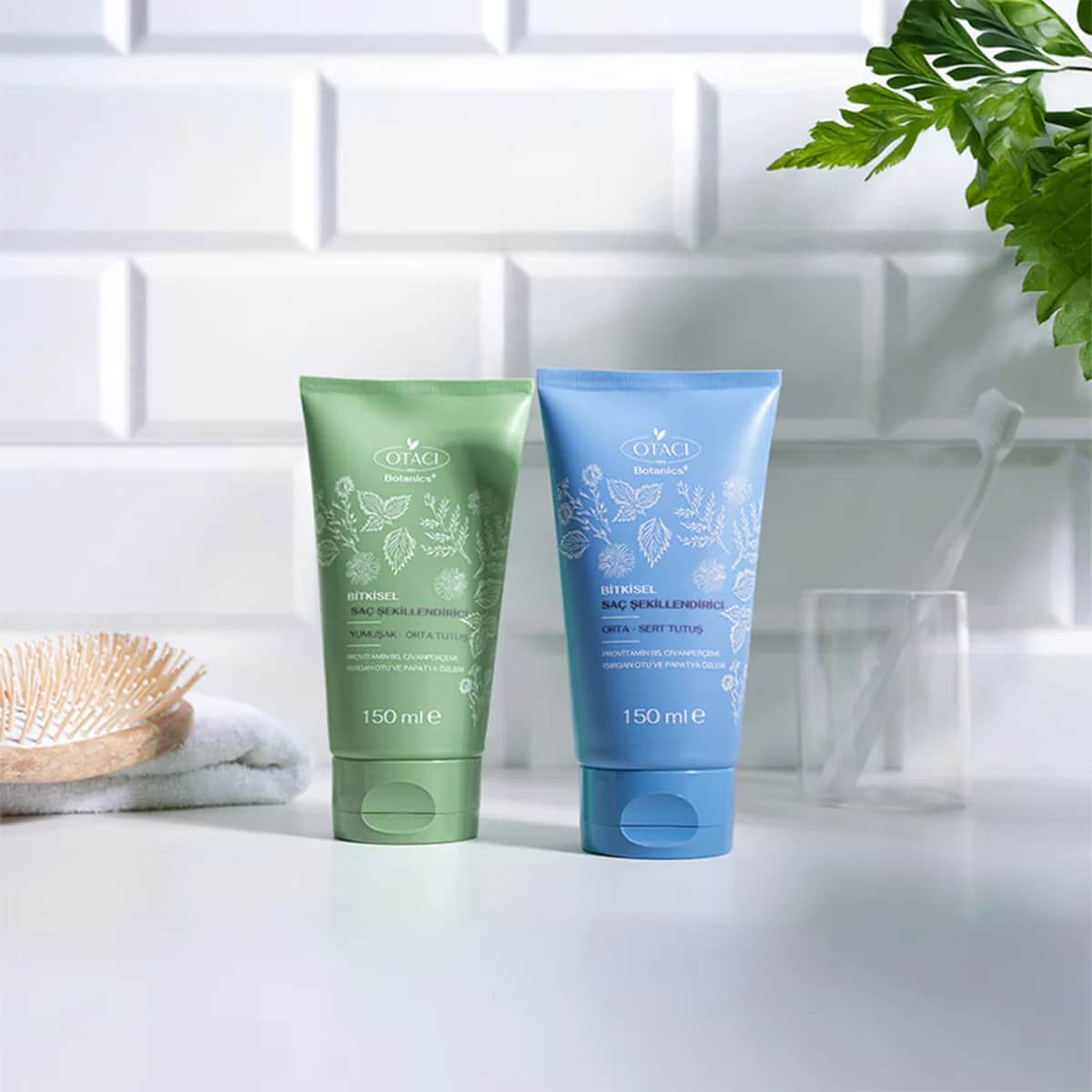 Otacı Kräuter-Haargel 150ml - Mittel-Starker Halt, Natürlich