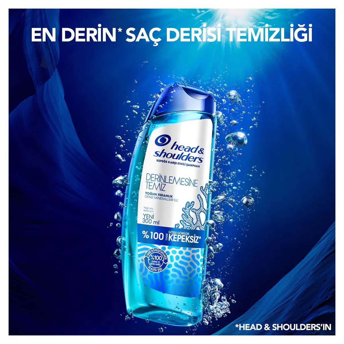 Head & Shoulders شامبو هيد آند شولدرز المضاد للقشرة لتنظيف فروة الرأس بعمق وإزالة السموم 300 مل