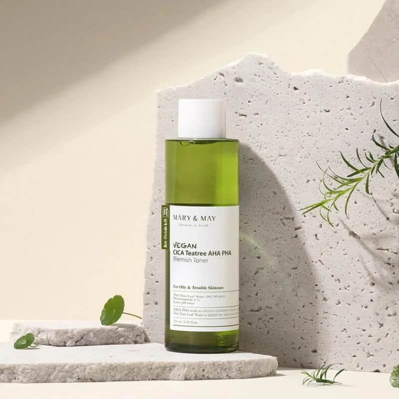 Mary May Veganer Cica Teebaum-Toner - AHA PHA Unreinheitenkontrolle 200ml
