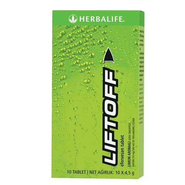 Herbalife Liftoff Lemon-lime Blast 10 x 4.5 g Sachets