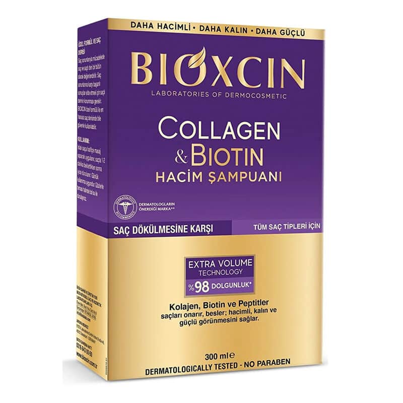 Bioxcin Kollagen & Biotin Volumen Shampoo für gesundes Haar