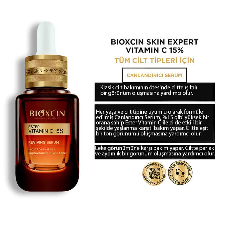 Bioxcin Ester Vitamin C 15% Revitalisierendes Serum 30ml
