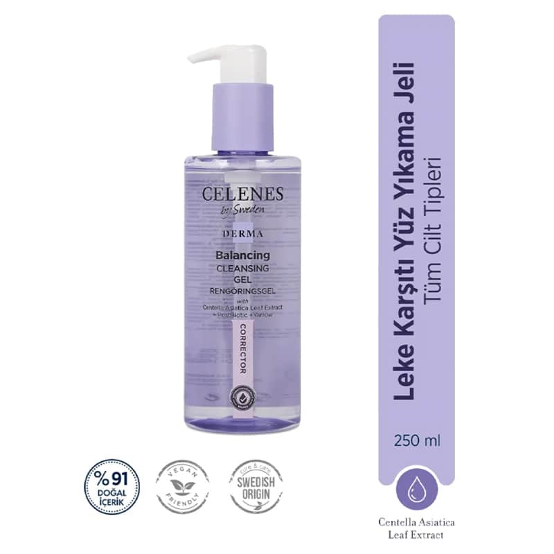 Celenes Derma Anti-Stain Gel Gesichtsreiniger mit Centella 250 ml