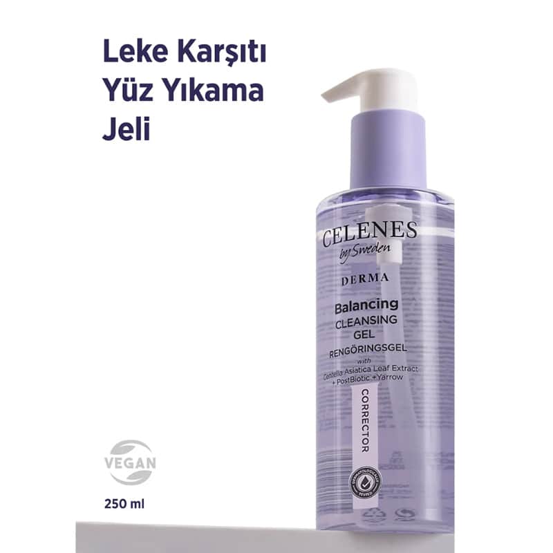 Celenes Derma Anti-Stain Gel Gesichtsreiniger mit Centella 250 ml