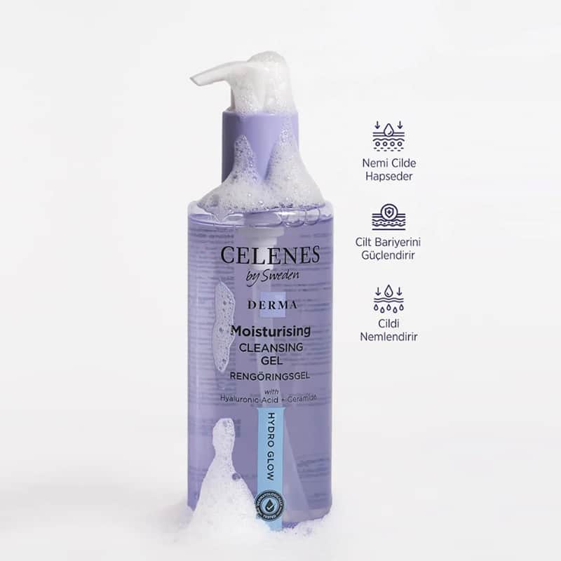 Celenes Hydrating Face Wash Gel with Hyaluronic Acid 250ml