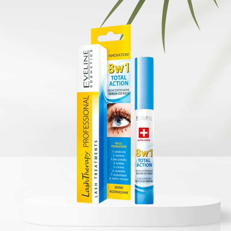 Eveline Cosmetics 8 in1 total Action Concentrated Eyelash Serum 10 ml