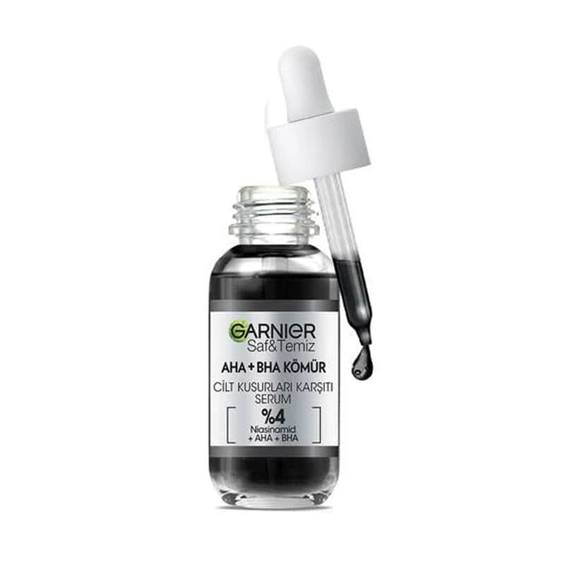 Garnier Aktivkohle AHA+BHA Anti-Aging Serum für Hautunreinheiten 30ml