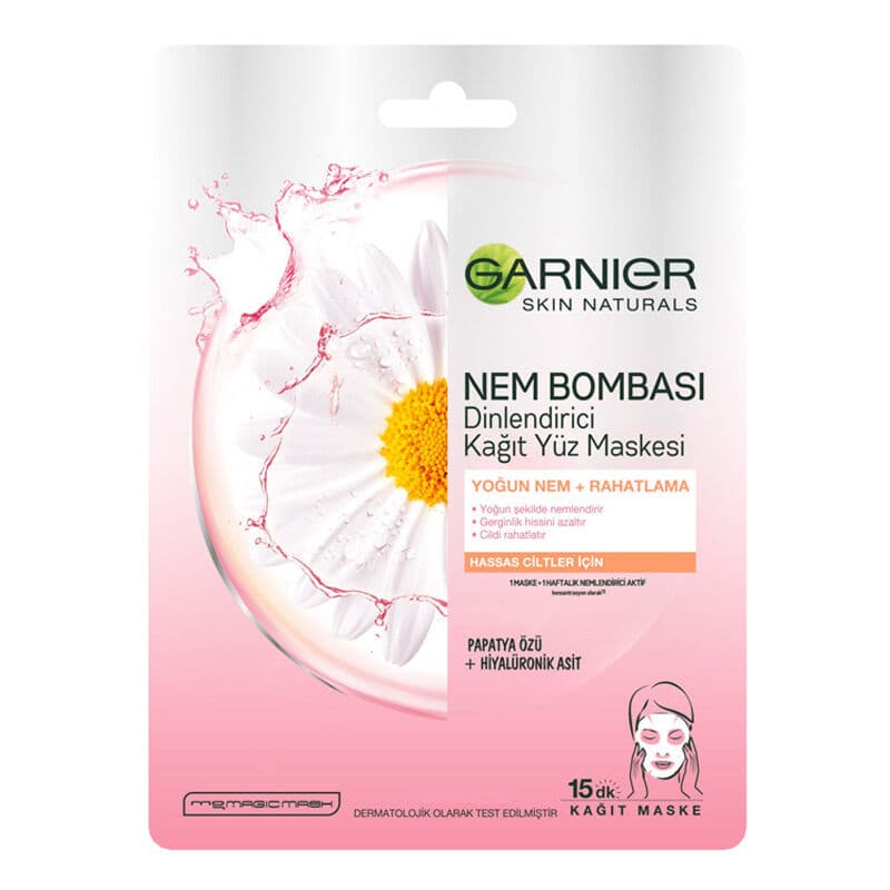 Garnier Moisture Bomb Relaxing Paper Face Mask 28 gr