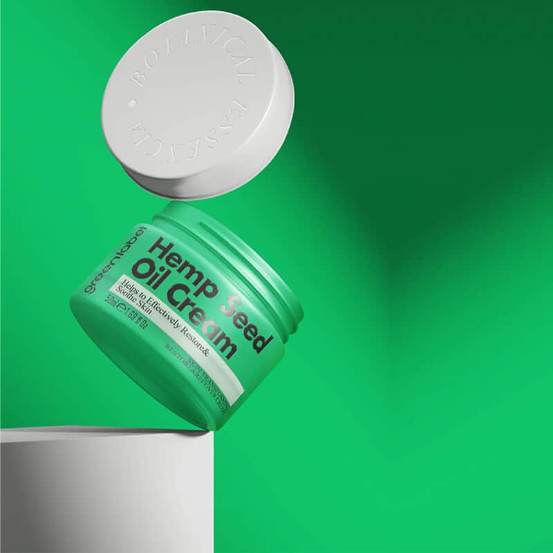 Greenlabel كريم زيت بذور القنب والزنك من جرين ليبل ٥٠ مل