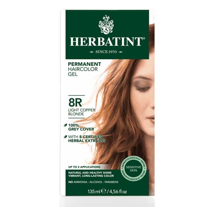 Краска для волос Herbatint 8R Светлый медный блондин