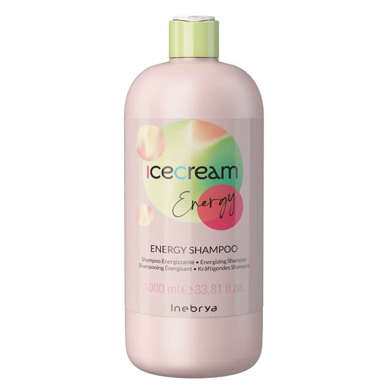 Inebrya Ice Cream Energetisierendes Shampoo für feines Haar 1000ml
