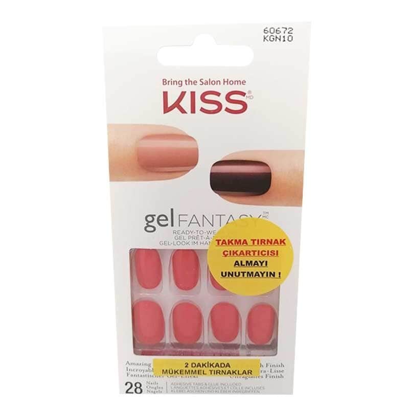 أظافر كيس الجل الخيالية Kgn10 c Kiss