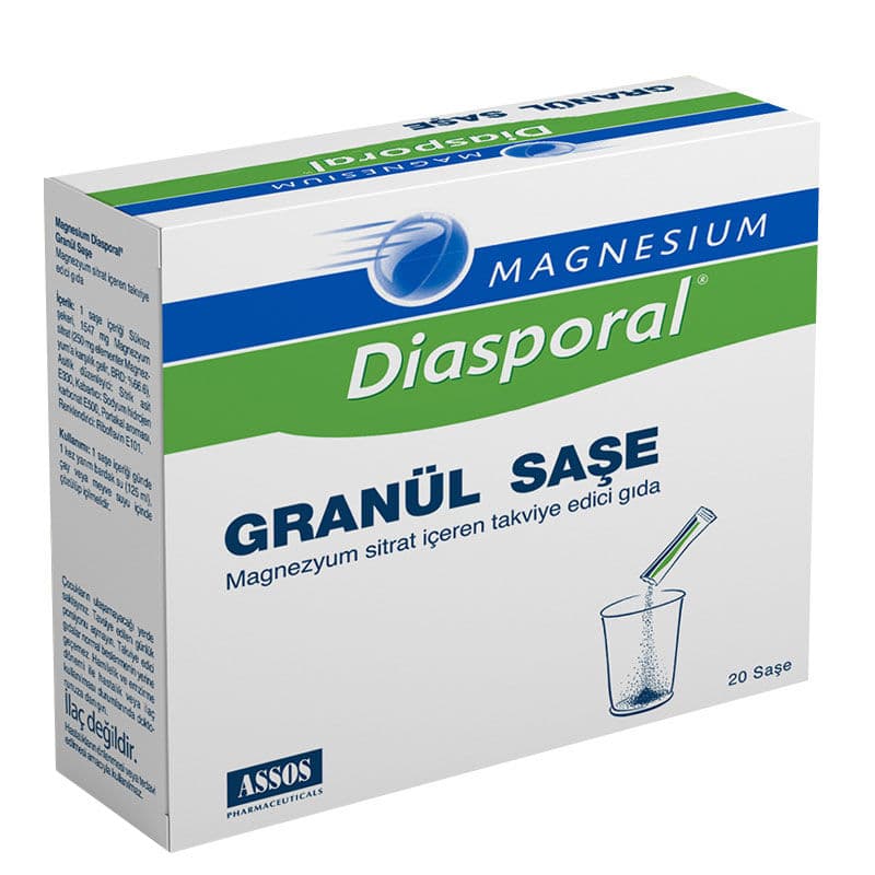 Assos İlaç Magnesium Diasporal Granule Sachet 20 bags