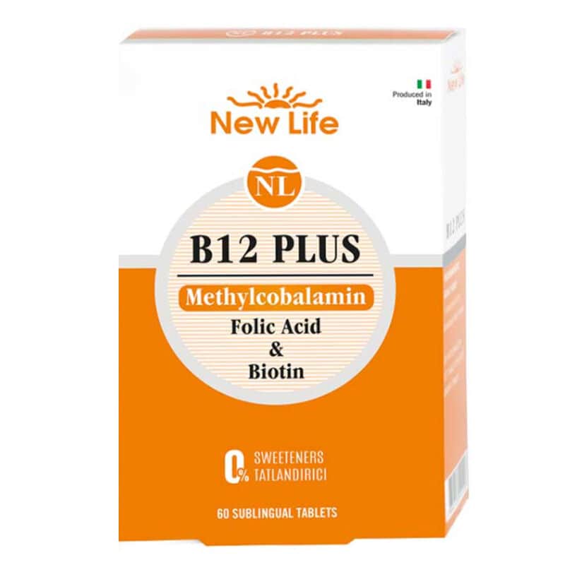 New Life B12 plus Folic Acid And Biotin Supplement 60 tablets
