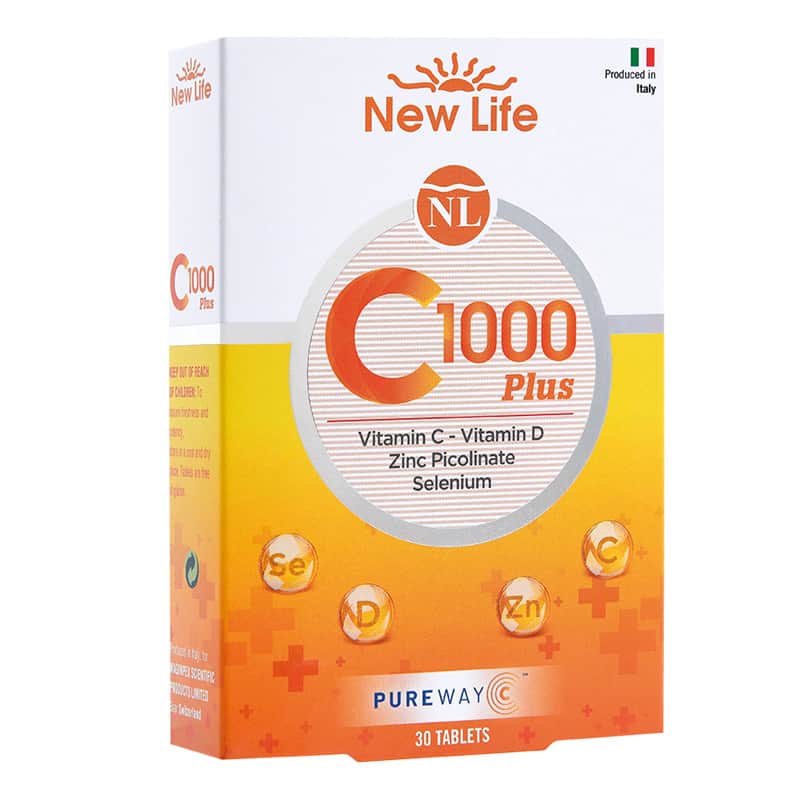New Life C-1000 plus Food Supplement 30 capsules
