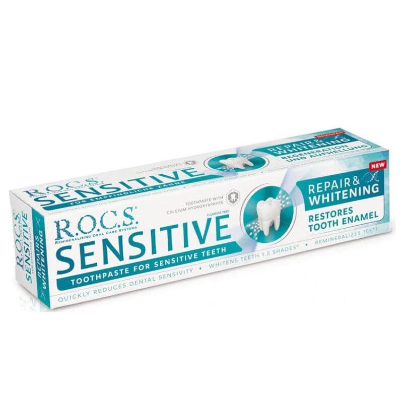 Rocs Sensitive Whitening Toothpaste For Sensitive Teeth 75 ml