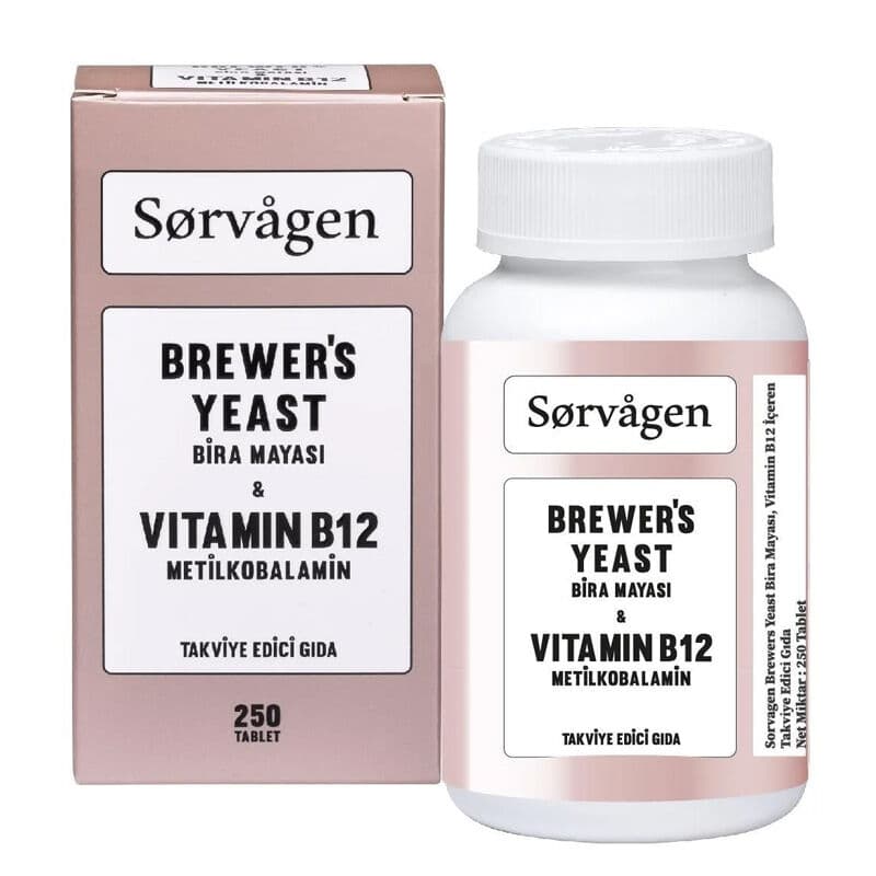Sorvagen Bierhefe mit B12 - 250 Tabletten