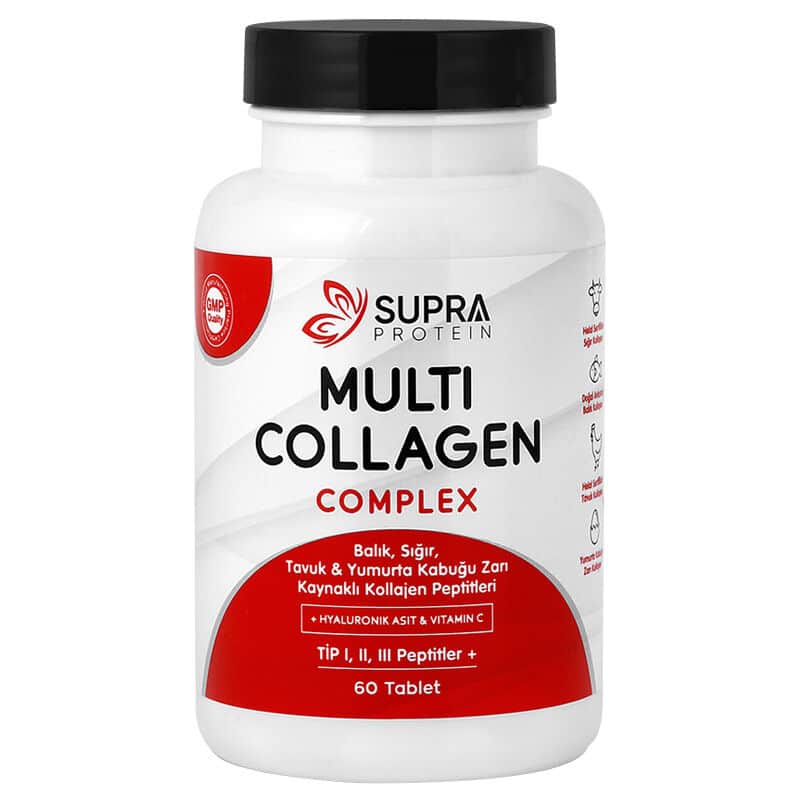 Supra Protein مكمل غذائي سوبرا بروتين متعدد الكولاجين، 60 قرصًا
