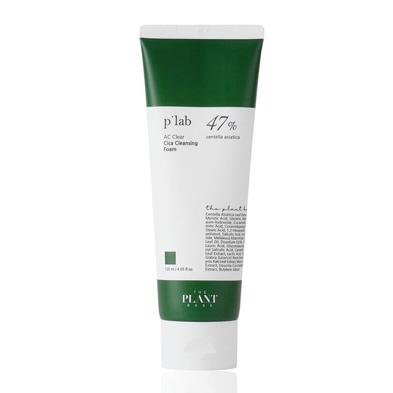 The Plant Base Ac Clear Cica Cleansing Foam 120 ml