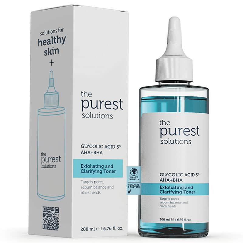 Очищающий и отшелушивающий тоник 200 мл от The Purest Solutions