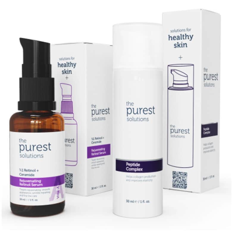 The Purest Solutions مجموعة العناية المضادة للتجاعيد من أنقى الحلول