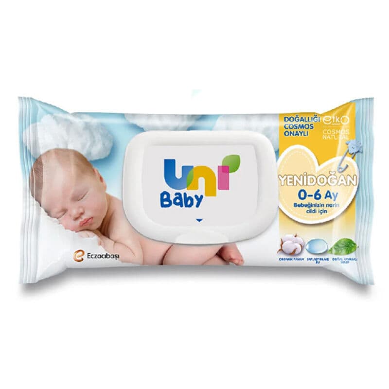 Uni Baby Newborn Wet Wipes 40 pcs
