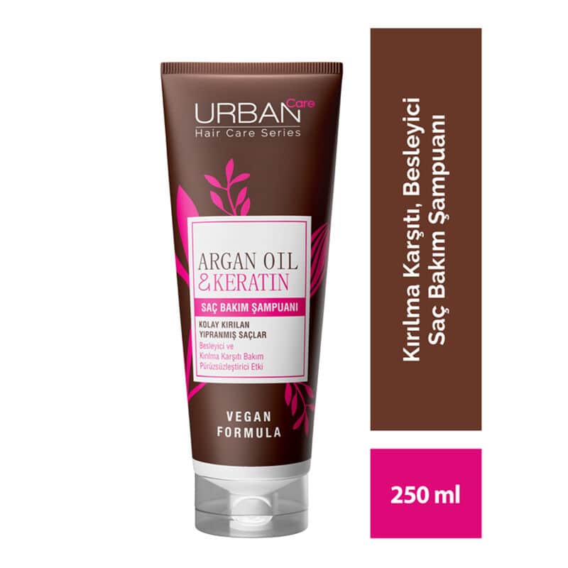 Urban Care شامبو العناية بالشعر بزيت الأرغان والكيراتين من أوربان كير 250 مل