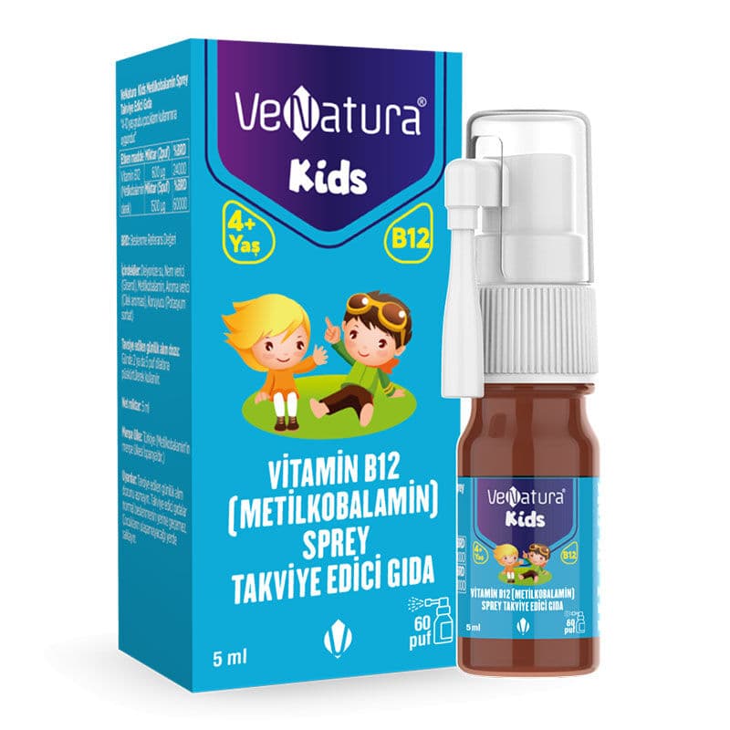 Venatura Kids Methylcobalamin Spray Food Supplement 5 ml
