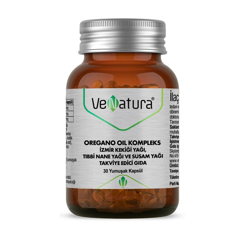 Venatura Oregano Oil Complex Izmir Thyme Oil 30 soft Capsules