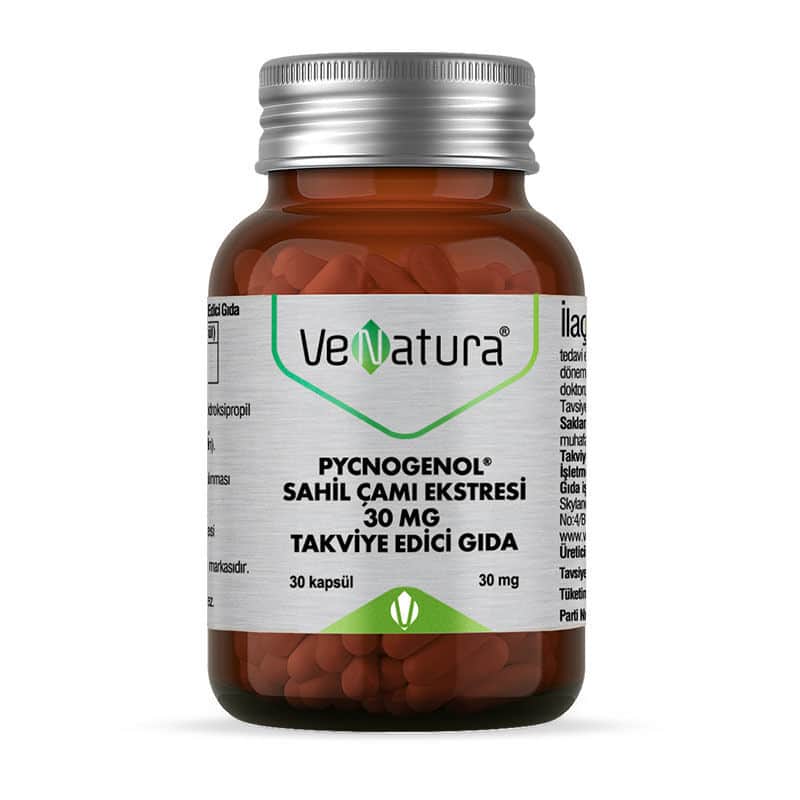 VeNatura Pycnogenol 30mg Maritimer Kiefernholzextrakt - 30 Kapseln