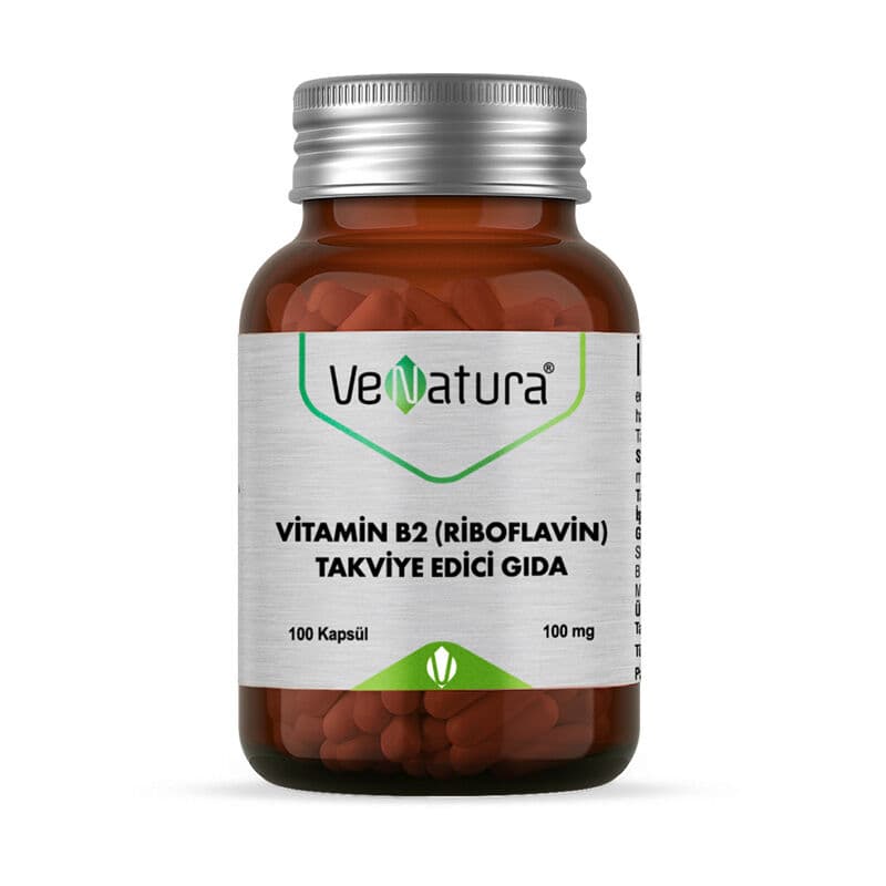 Venatura Vitamin B2 (riboflavin) Food Supplement 100 capsules