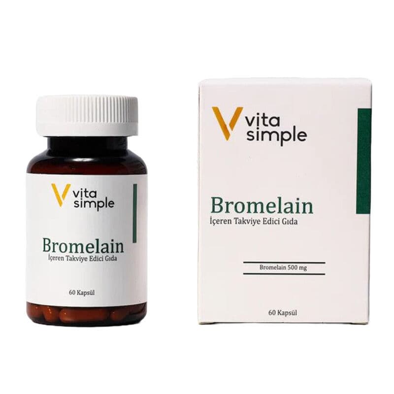 Vita Simple Bromelain Ergänzung - 60 Kapseln