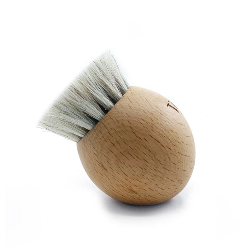 Vose 100% Natural Horse Hair Facial Care Brush - White