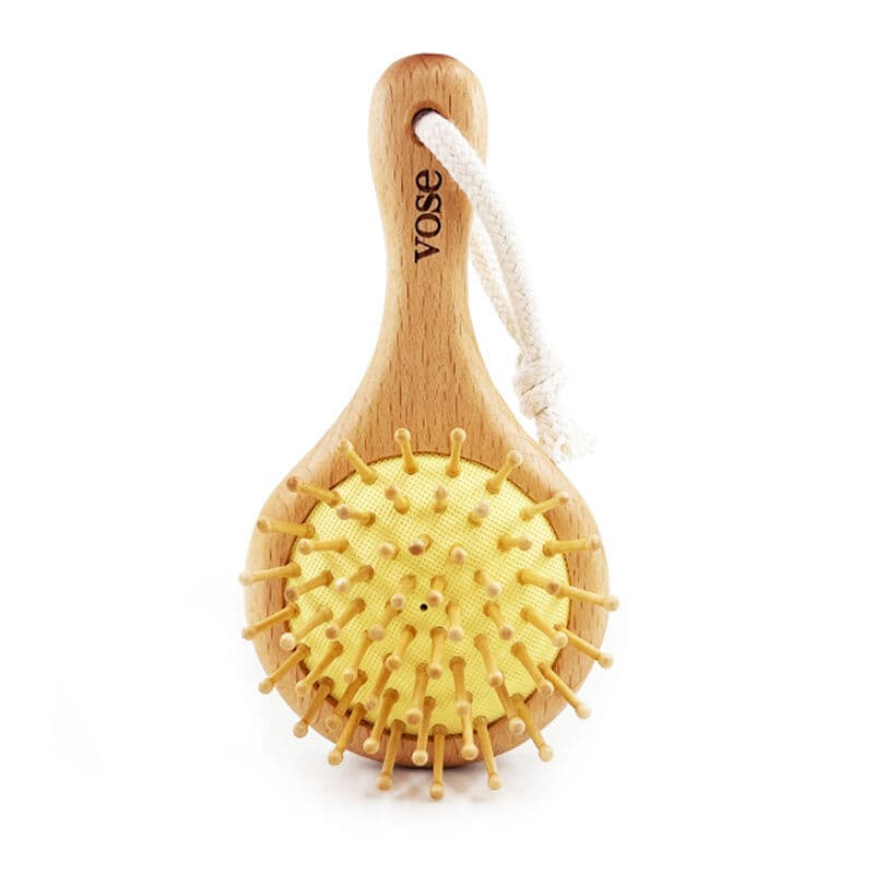 Vose Bag Size Round Bamboo Hair Brush