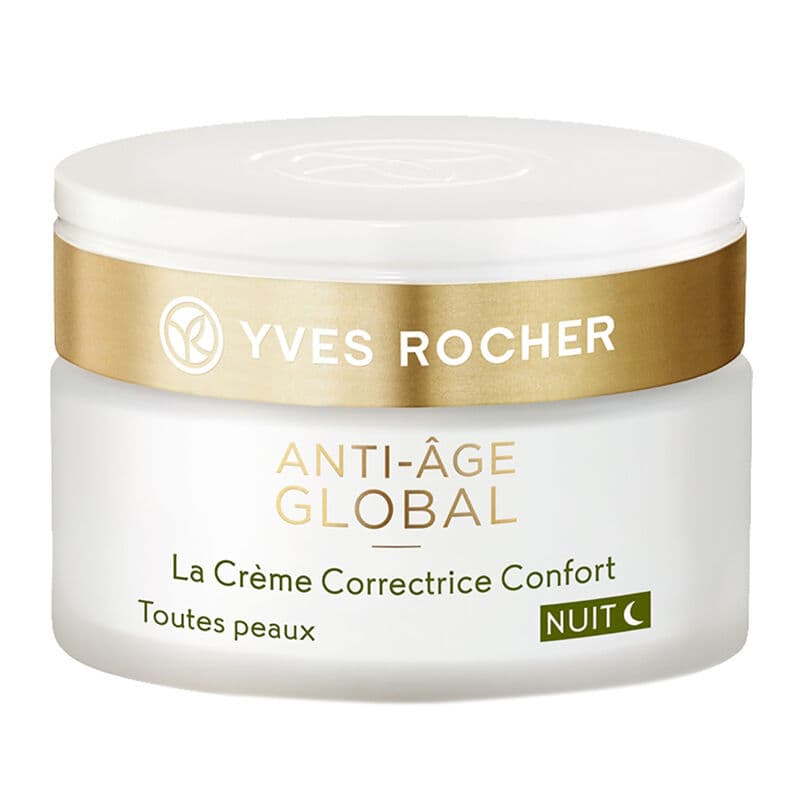 Yves Rocher كريم الليل العالمي المضاد للشيخوخة من إيف روشيه 50 مل