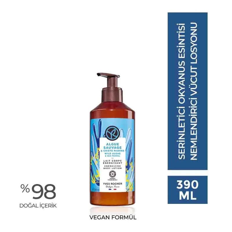 Yves Rocher Moisturizing Body Lotion - Refreshing Ocean Breeze - 390 ml