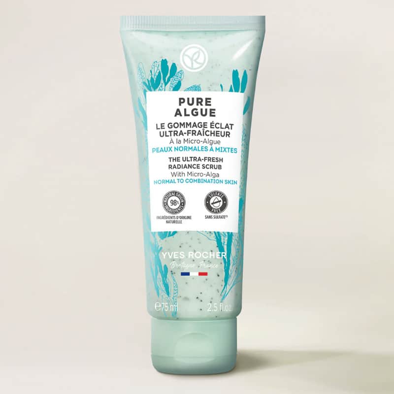 Увлажняющий и revitalизирующий пилинг Pure Algue 75 мл от Yves Rocher